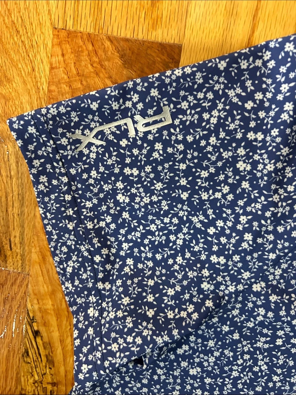 Ralph Lauren RLX Blue Micro-Print Polo
